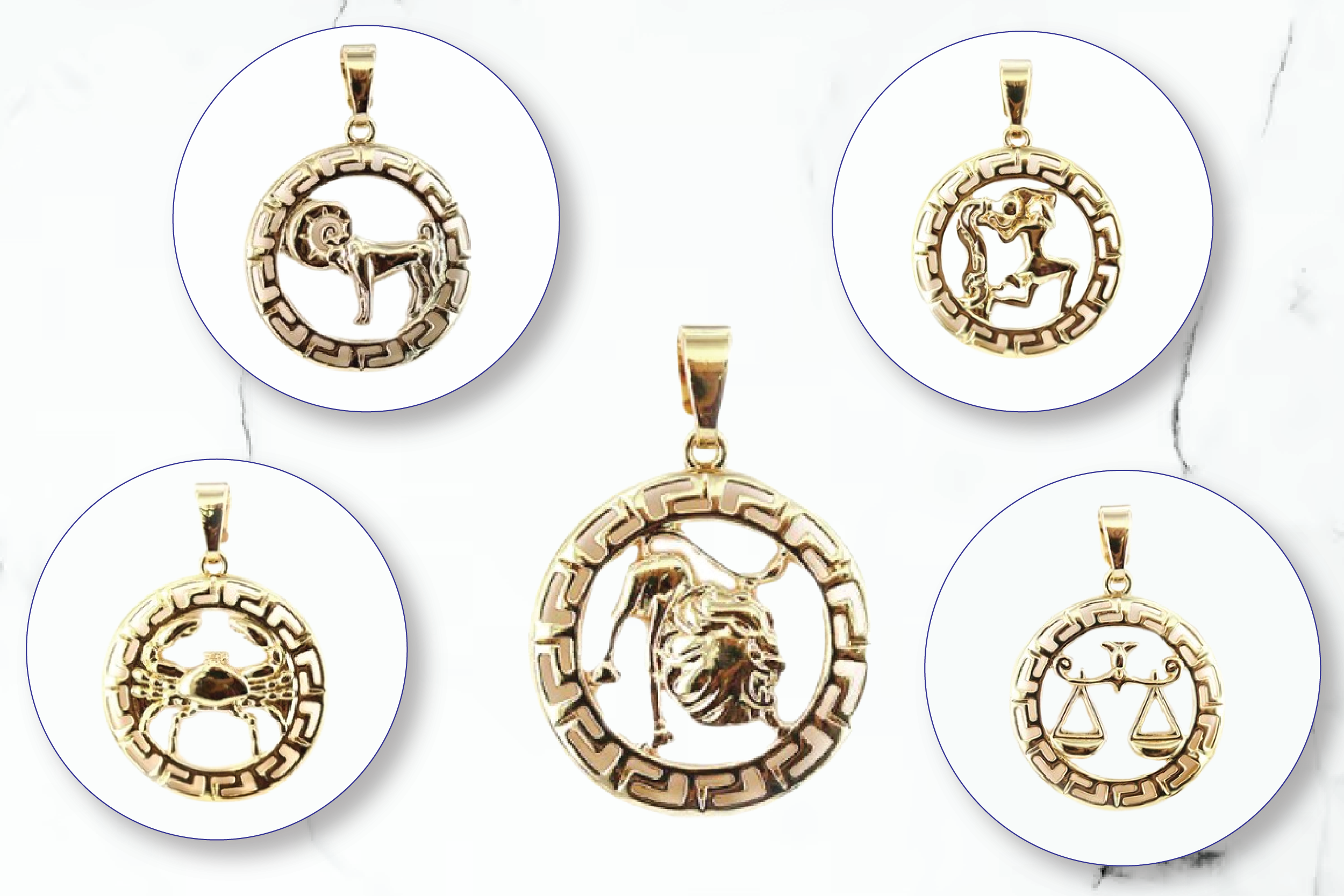 gold-plated pendants