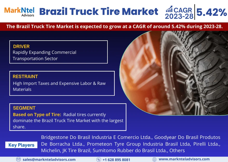 Brazil Truck Tire Market Industry Analysis, Future Demand Projections, and Forecasts Until 2028