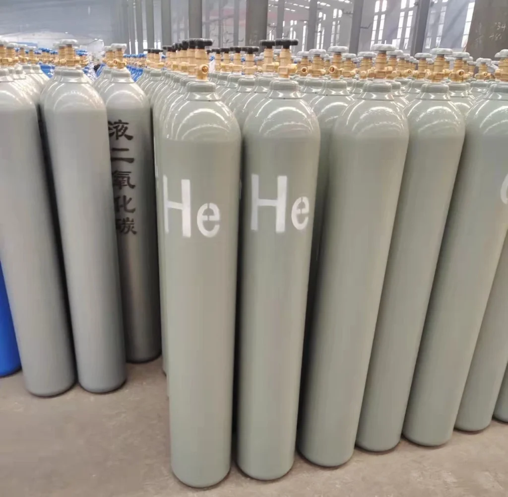 Helium cylinder gas