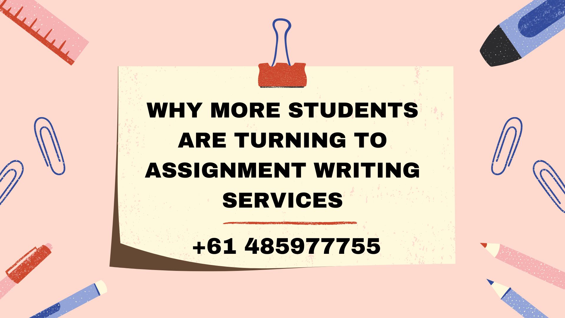 Why More Students Are Turning to Assignment Writing Services