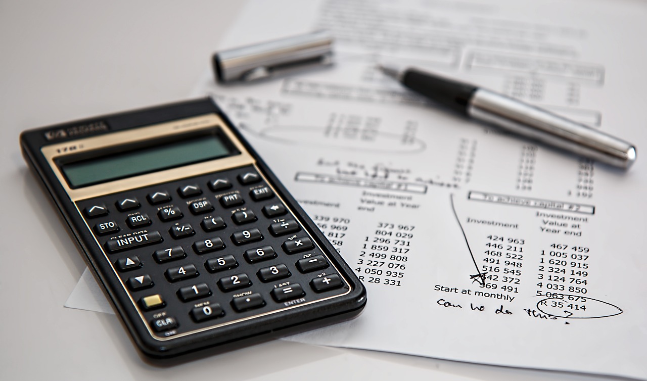 Image showing matching accounting balance sheet