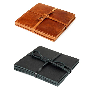 leather coasters