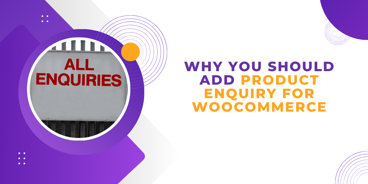 WooCommerce Enquiry Form