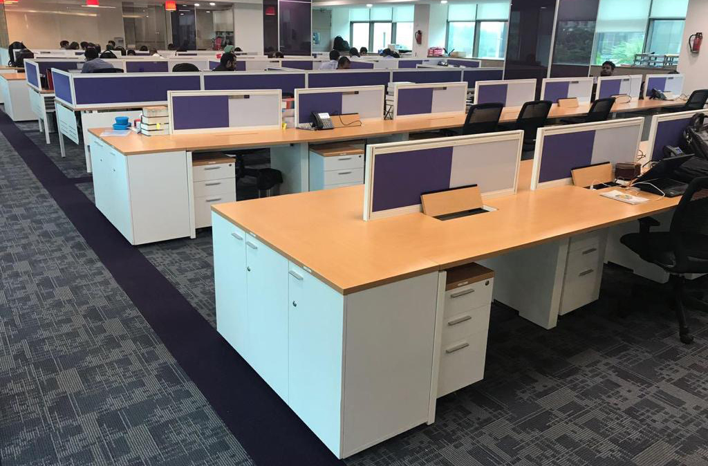 What are the key elements of modern office design in India?