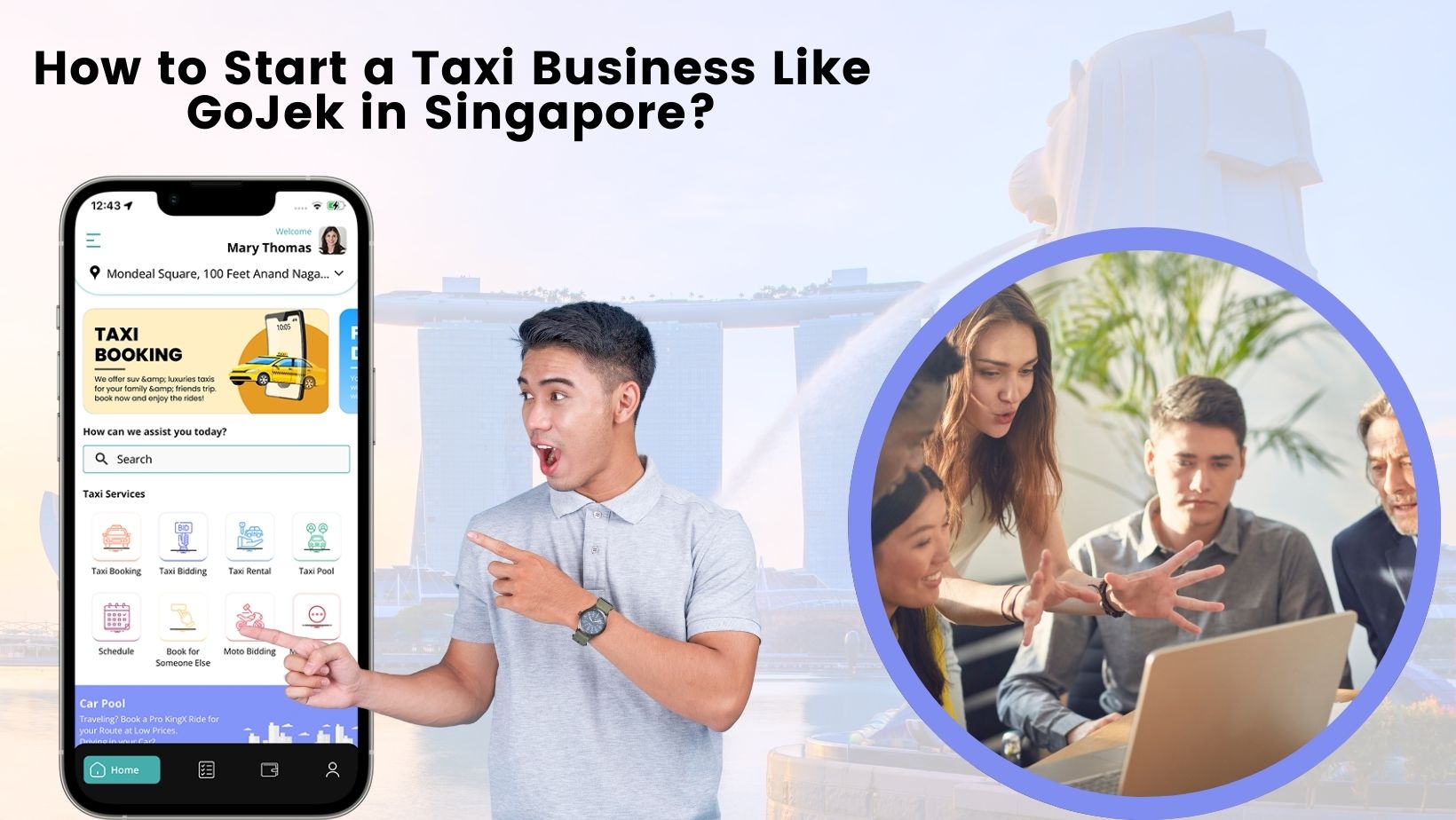 How to Start a Taxi Business Like GoJek in Singapore? Guide for Beginners