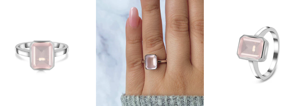 Rose Quartz Ring