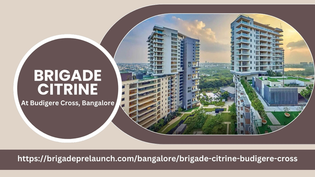 Brigade Citrine – A Premium Residential Project at Budigere Cross, Bangalore