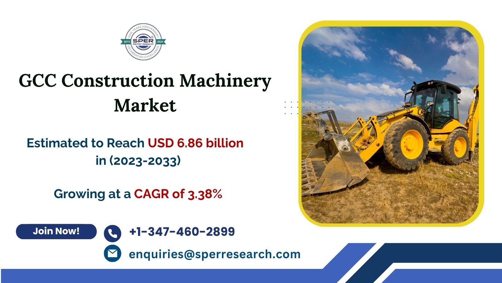 GCC Construction Machinery Market Trends, Key Manufacturers, Growth Strategies, and Forecast 2033: SPER Market Research