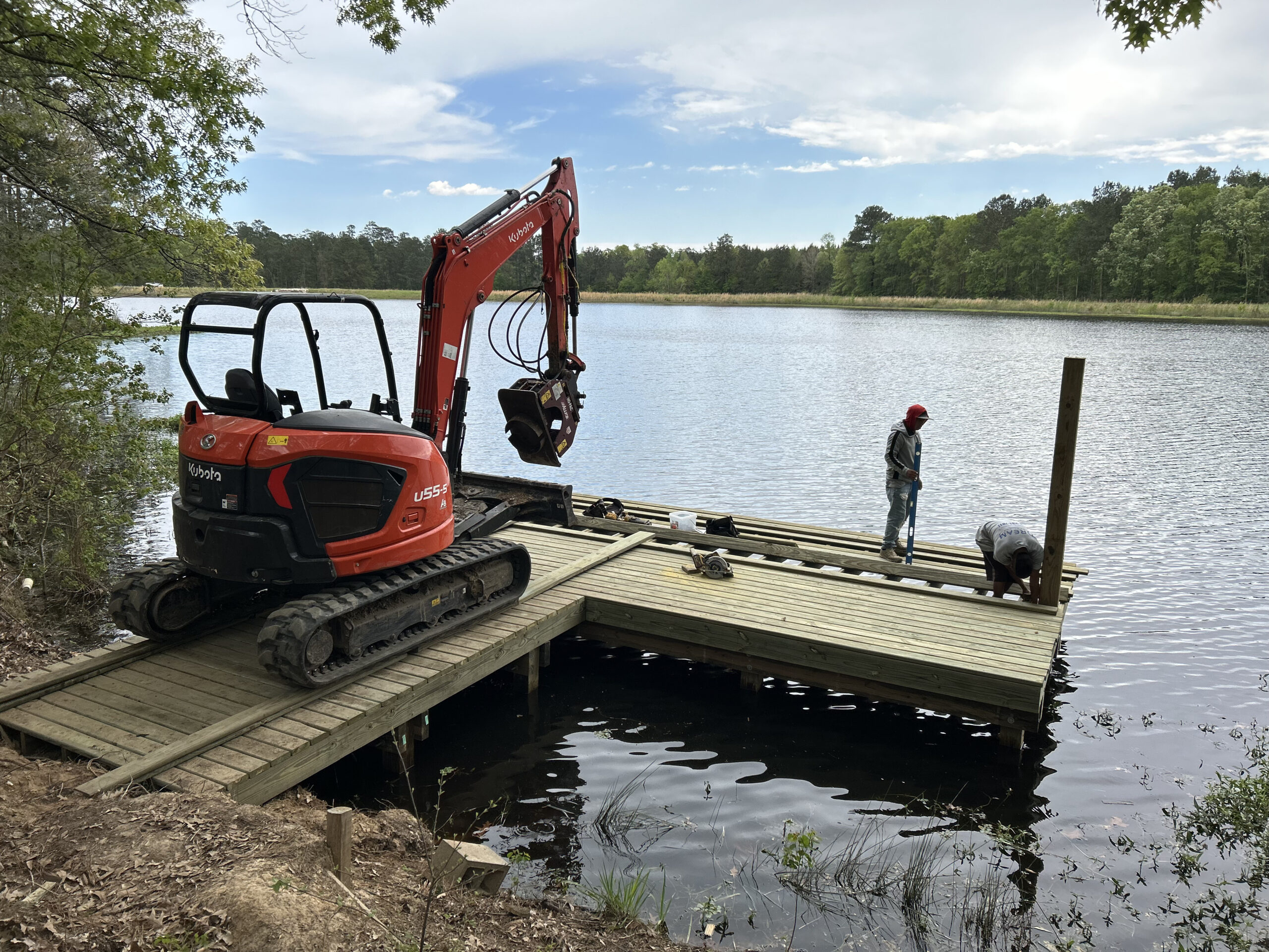 Pier construction